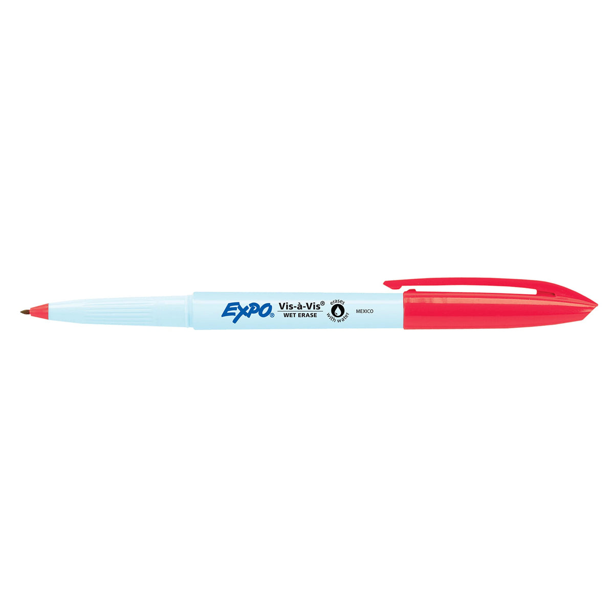 EXPO Vis-A-Vis Wet-Erase Overhead Transparency Markers, Fine Point, 12-Count