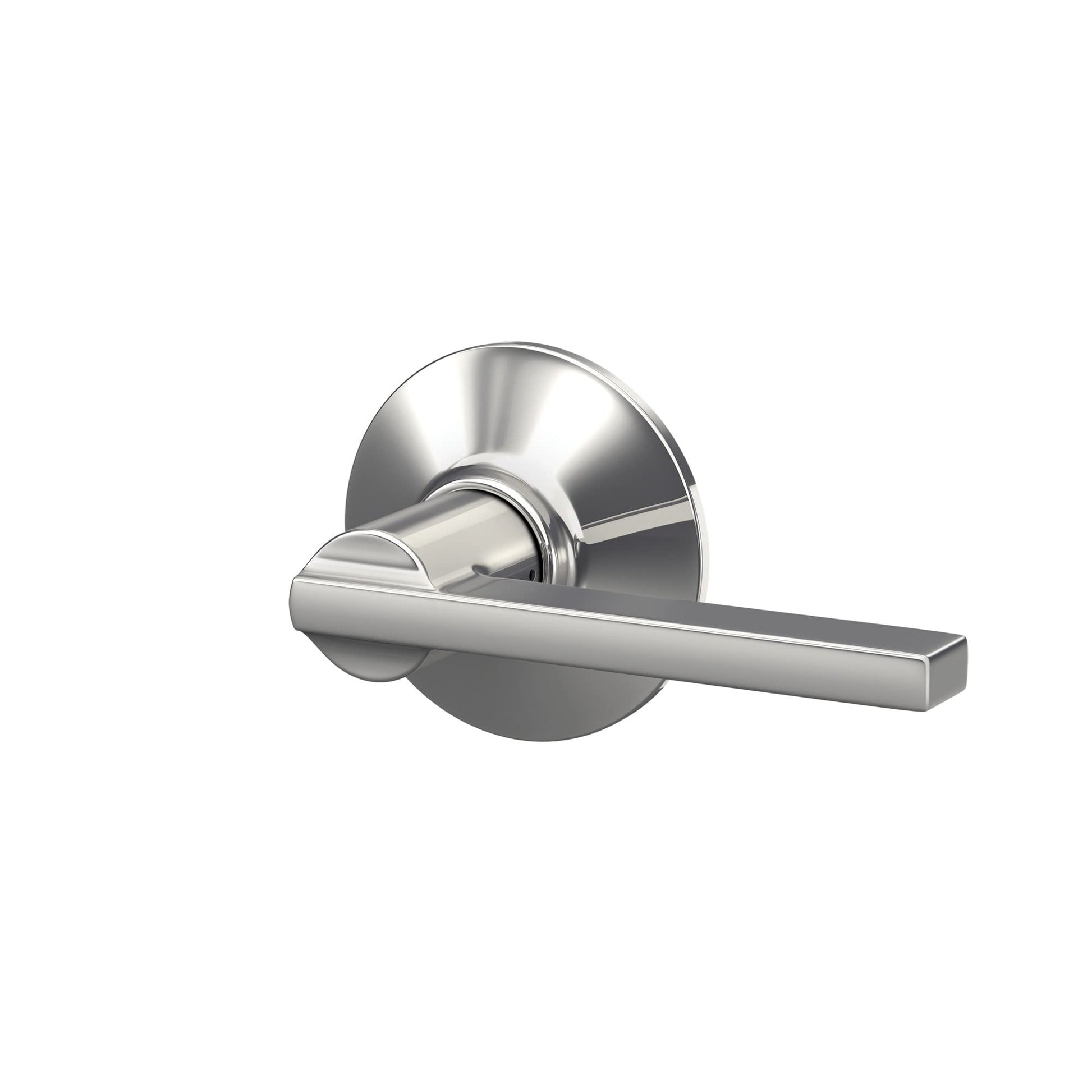 Schlage F10 LAT 625 Latitude Door Lever, Hall & Closet Passage Lock, Bright Chrome