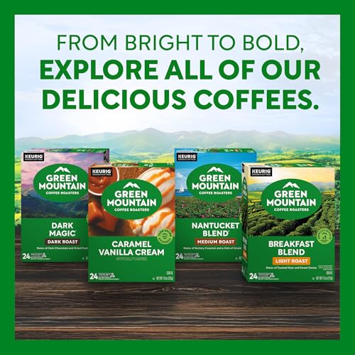 Green Mountain Coffee Roasters Dark Magic, Keurig Single Serve K-Cup Pods, Dark Roast Coffee, 60 Count, (6 Packs of 10)