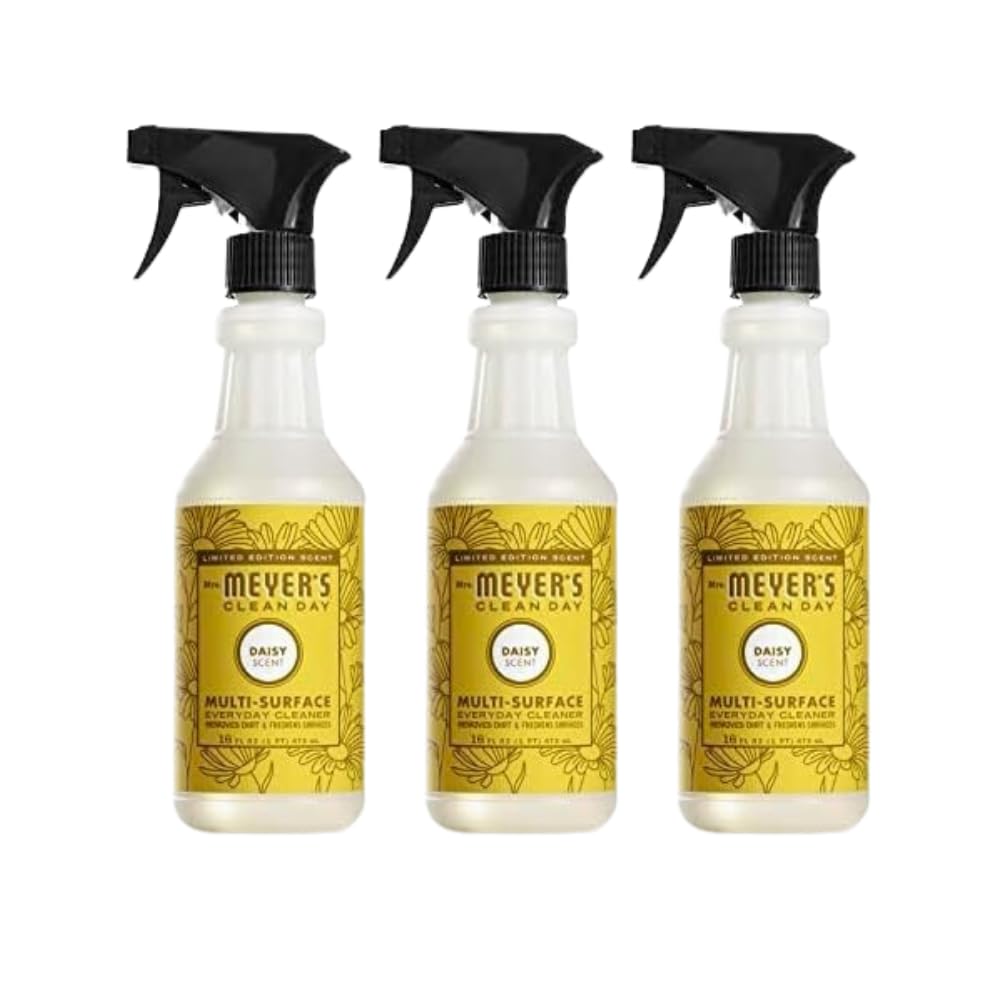 Mrs. Meyer's All-Purpose Cleaner Spray, Daisy, 16 Fl oz (Pack of 3)