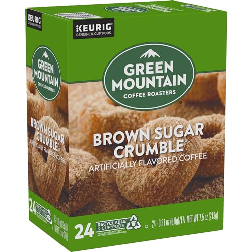Green Mountain Coffee Roasters Brown Sugar Crumble Coffee, Keurig Single Serve K-Cup Pods, 96 Count