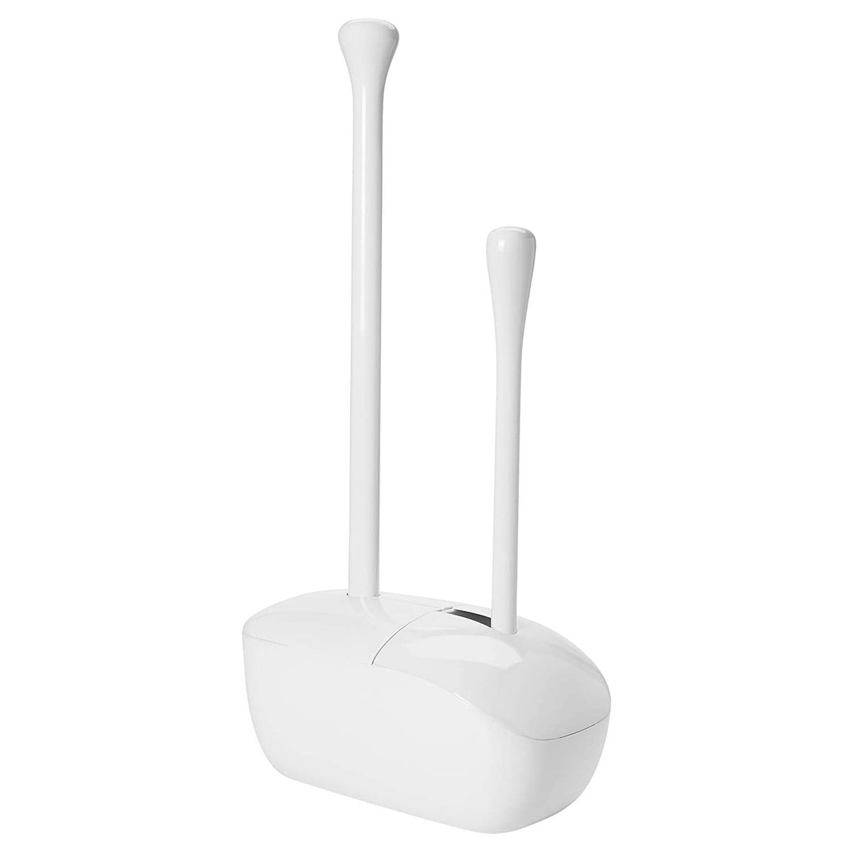 OXO Good Grips Set Toilet Brush & Plunger Combo, Natural rubber, White