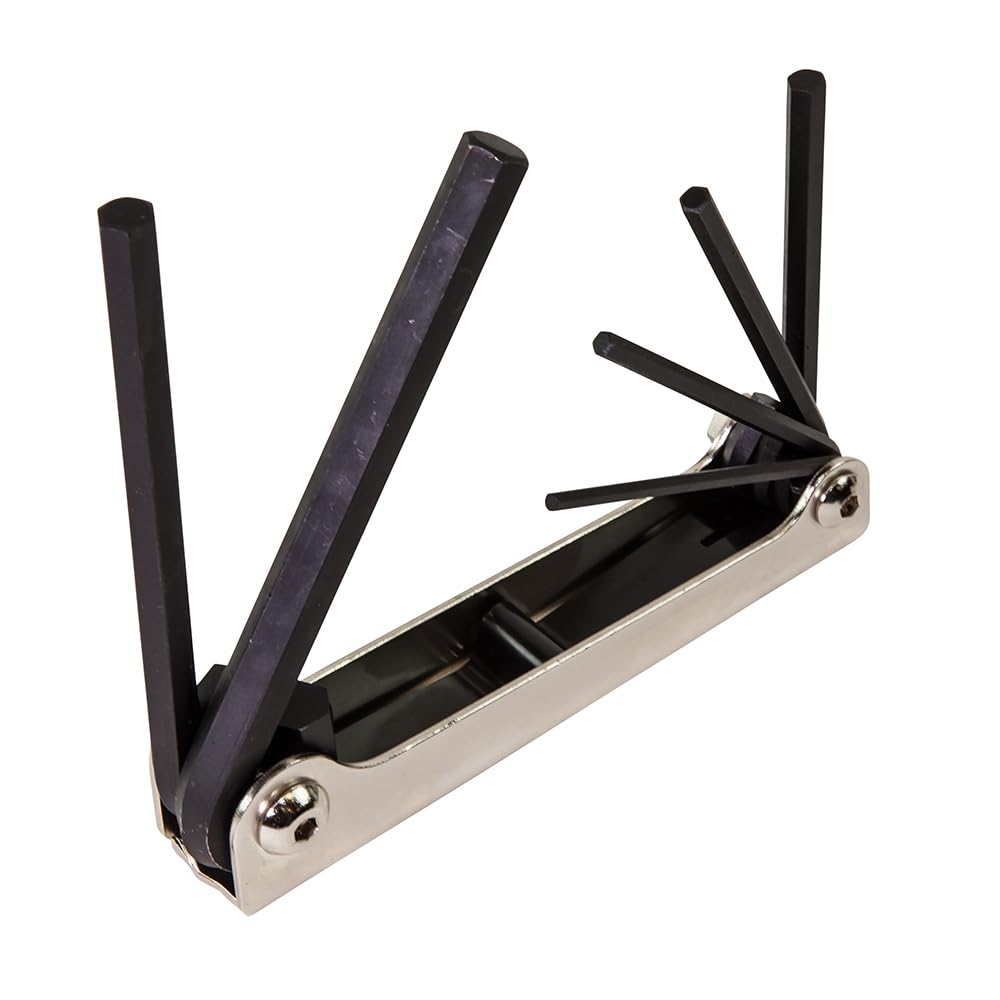 Klein Tools 70580 Folding Hex Key Set, 6-Key, Metric Sizes