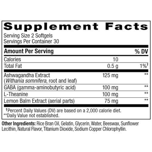 OLLY Ultra Goodbye Stress Softgels, 60ct
