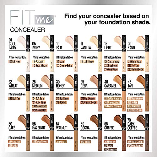 Maybelline New York Fit Me Matte + Poreless Liquid Foundation, Pouch Format, 112 Natural Ivory, 1.3 Ounce