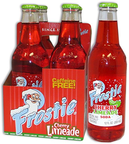 Frostie Soda 12 ounce Glass Bottles (Cherry Limeade, 6)