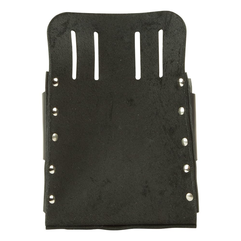 Klein Tools 5126 Leather Tool Pouch with Knife Snap, 5-Pocket