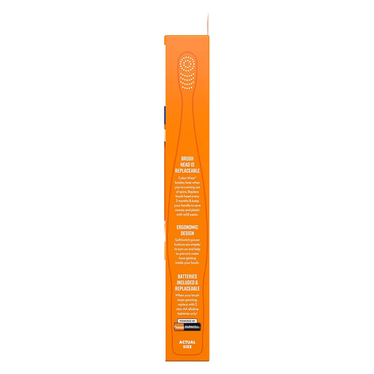 ARM & HAMMER Spinbrush Pro Series Daily Clean Powered Toothbrush Medium - Color Vary (Pack of 4)