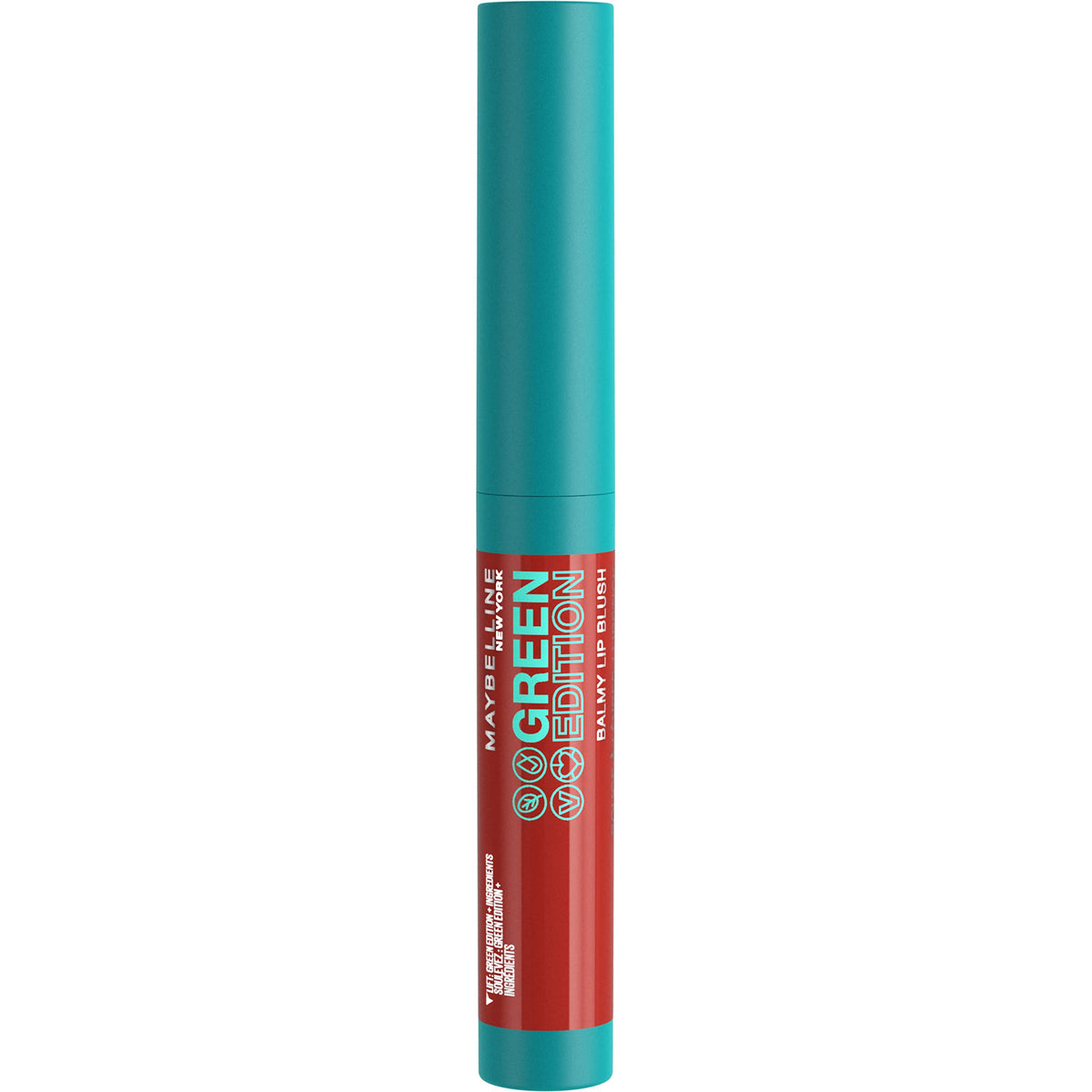 Maybelline Green Edition Balmy Lip Blush, Formulated With Mango Oil, Sandalwood, Brick Red, 1 Count