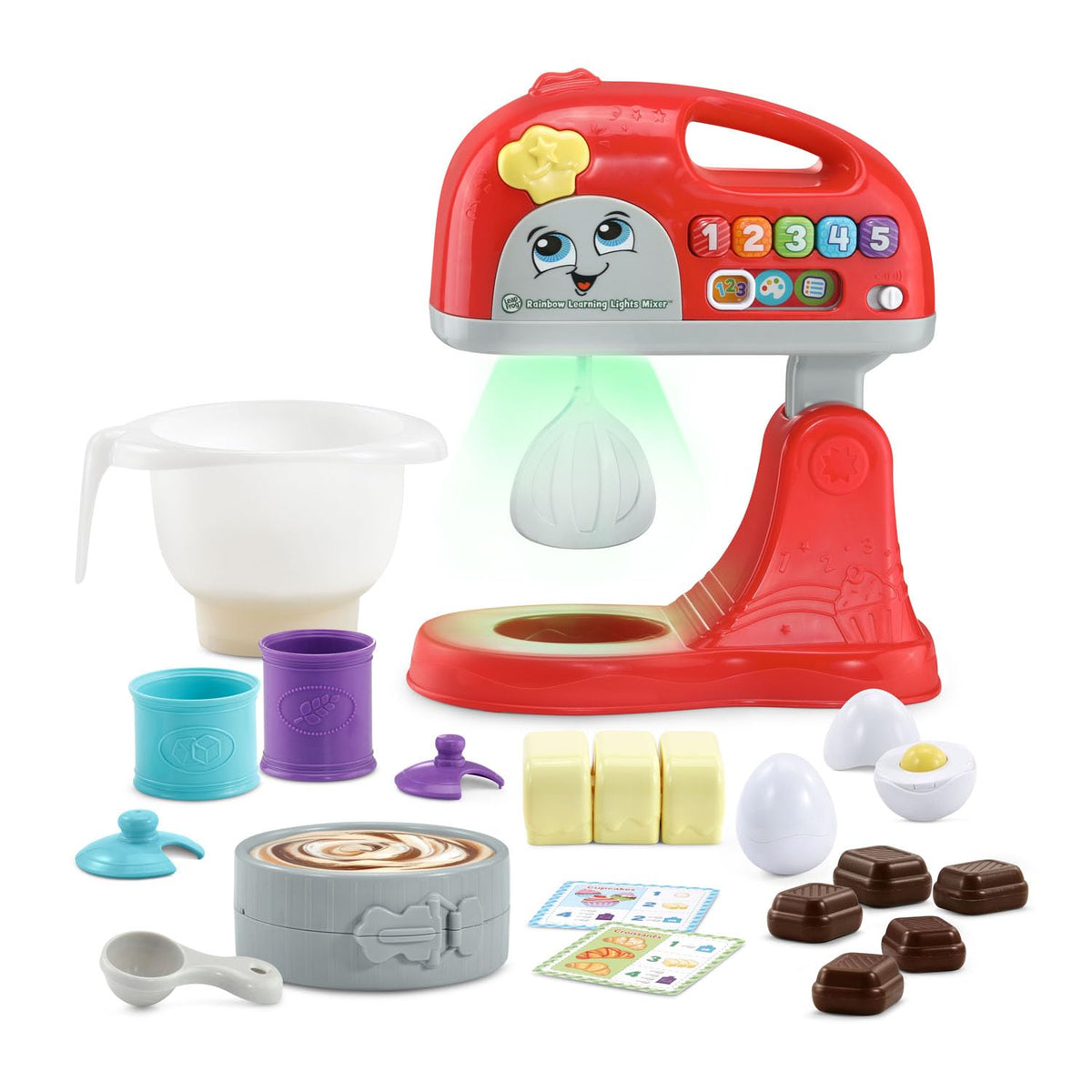 LeapFrog Rainbow Learning Lights Mixer, Red