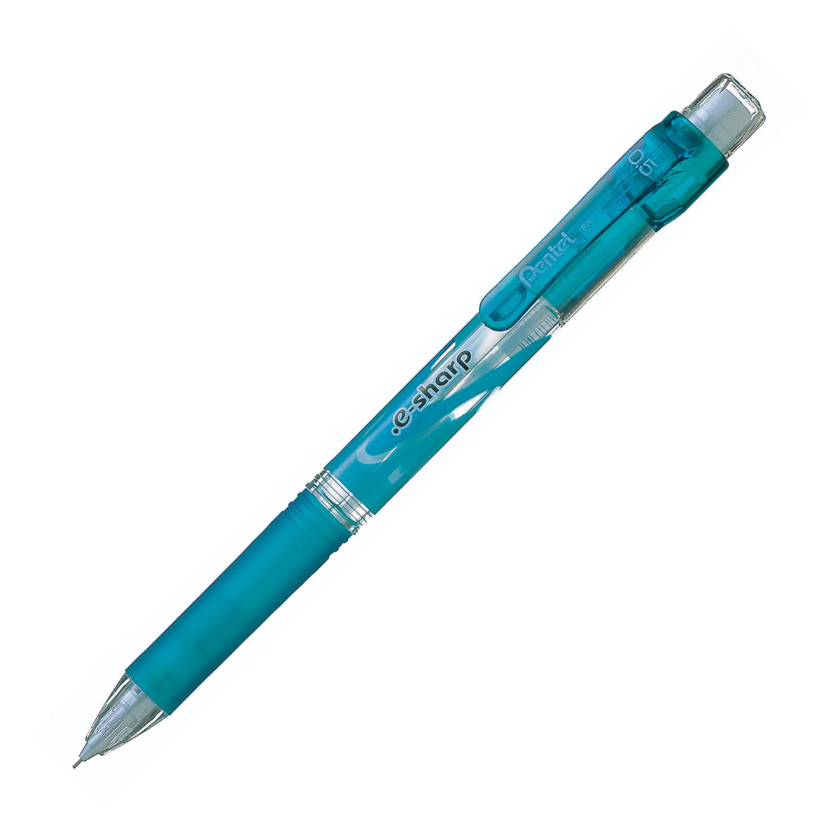 Pentel e-Sharp Mechanical Pencil, 0.50 mm, Sky Blue Barrel, 12- Count (AZ125S)