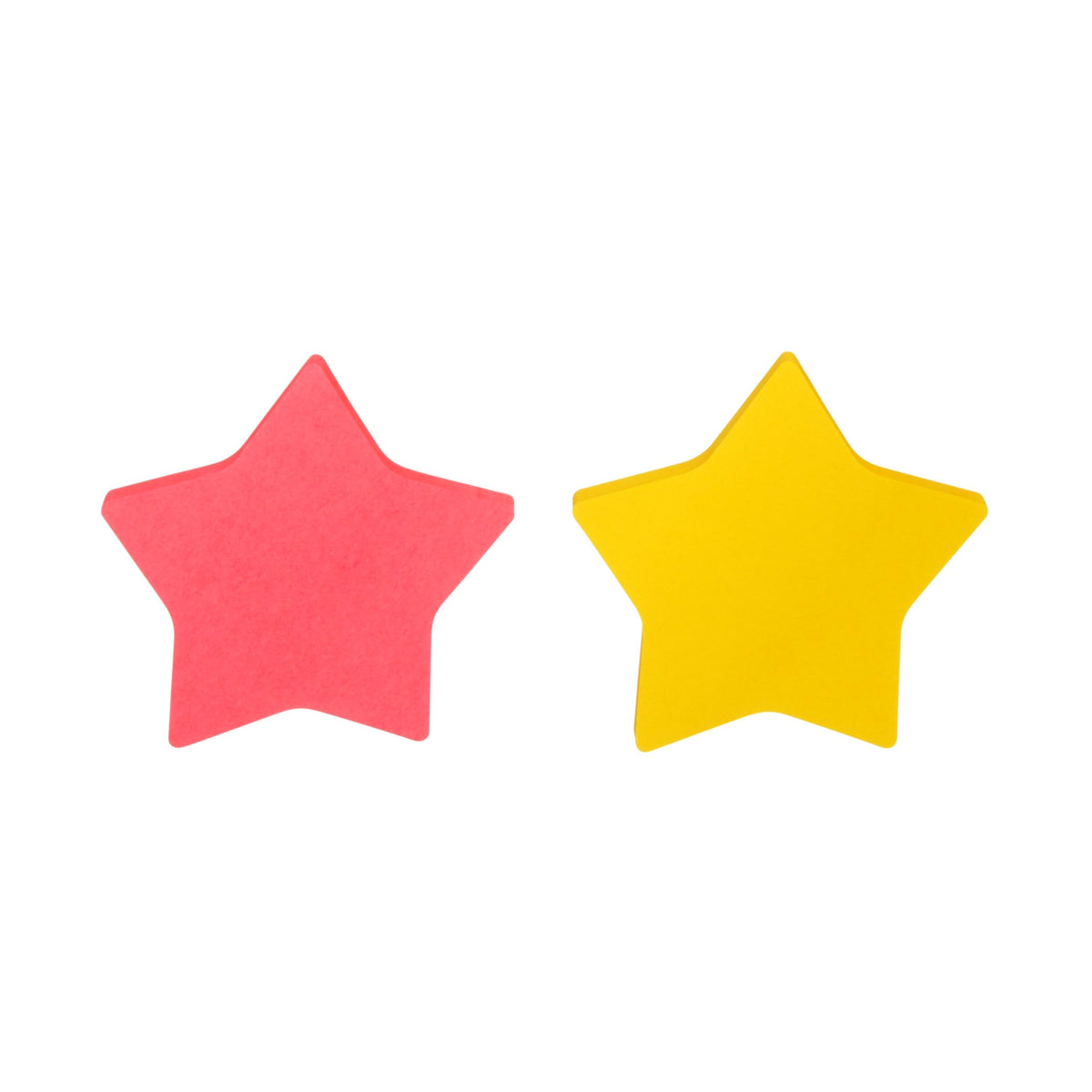 Post-it Notes, Star Shape, Assorted Colors, 2.6x2.6 in, 2 Pads, 75 Sheets/Pad (7350-STR)