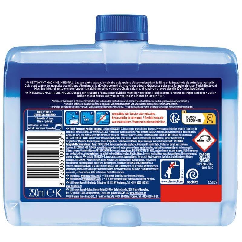 Finish Dishwasher Cleaner Dual Action Twin Pack (2 x 250ml)