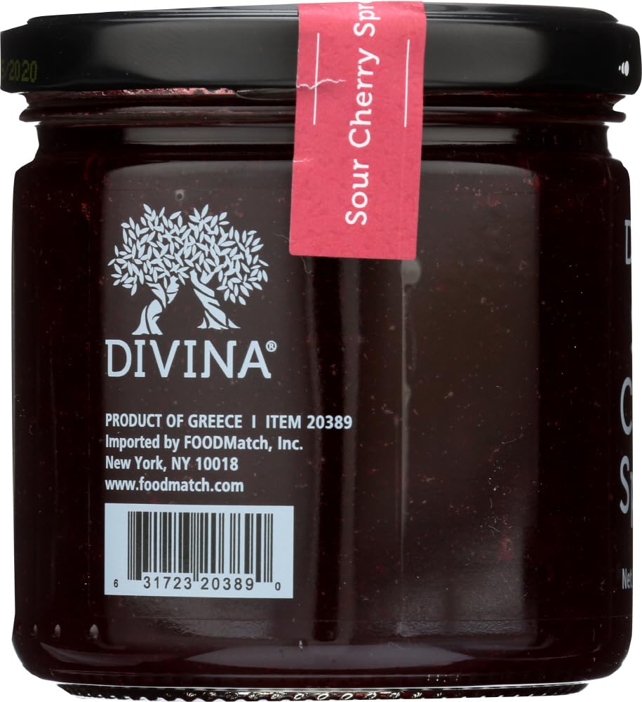 Divina Sour Cherry Spread, 9 Oz. (Case of 12)