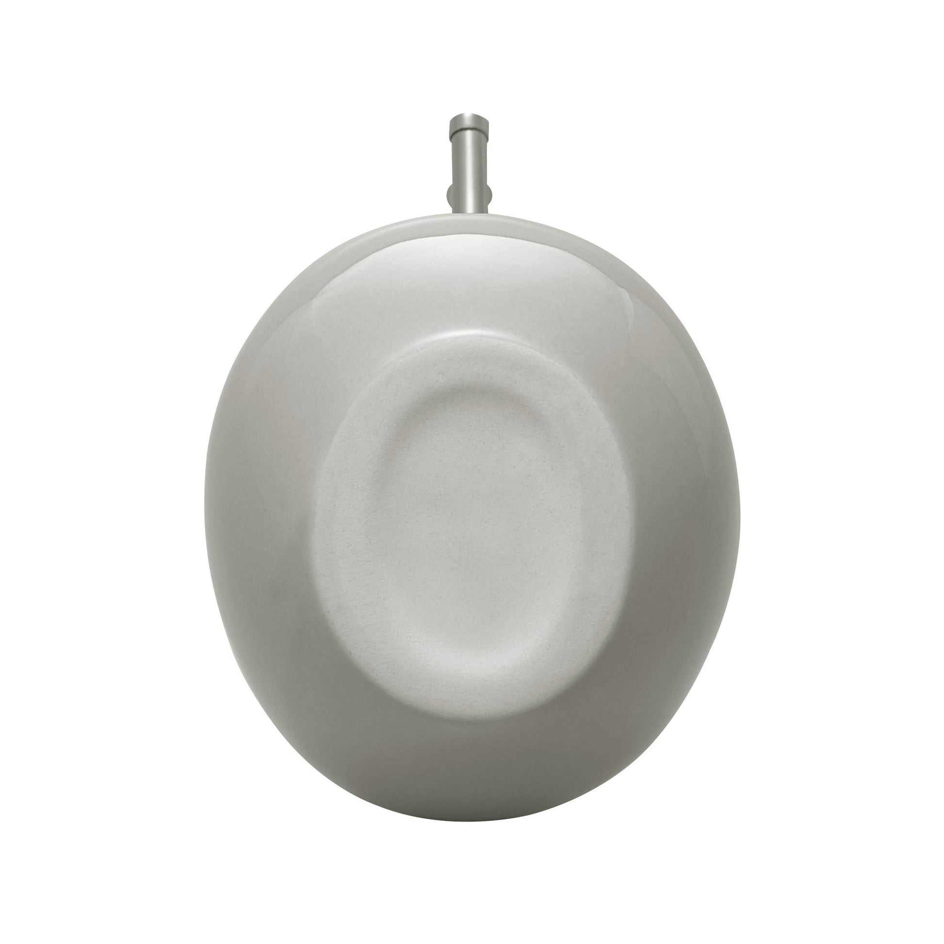 Rachael Ray Solid Glaze Ceramics EVOO Olive Oil Bottle Dispenser with Spout - 24 Ounce , Gray