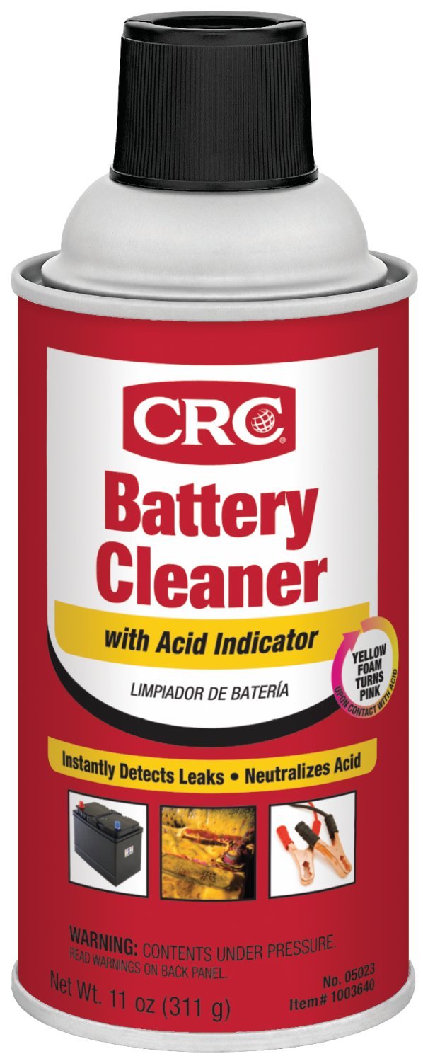 CRC 05023 Battery Cleaner with Acid Indicator - 11 Wt Oz.