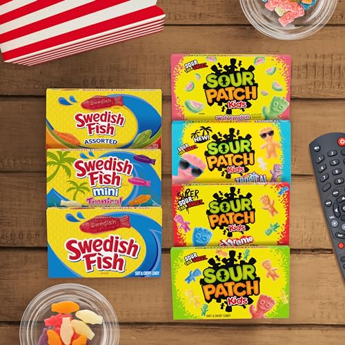 SOUR PATCH KIDS Tropical Soft & Chewy Candy, Bulk Candy, 12 - 3.5 oz Boxes