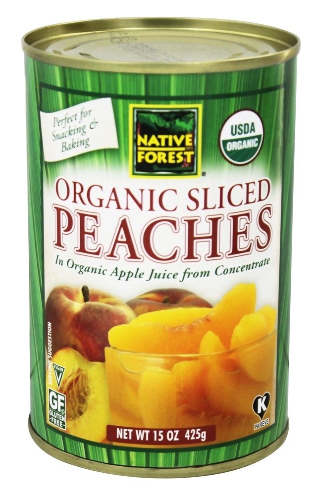 Native Forest Peach Sliced, 15 oz