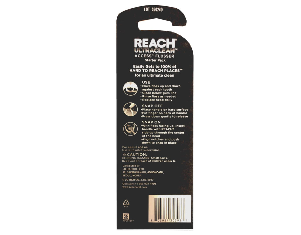 REACH Ultraclean Access Flosser Starter Pack