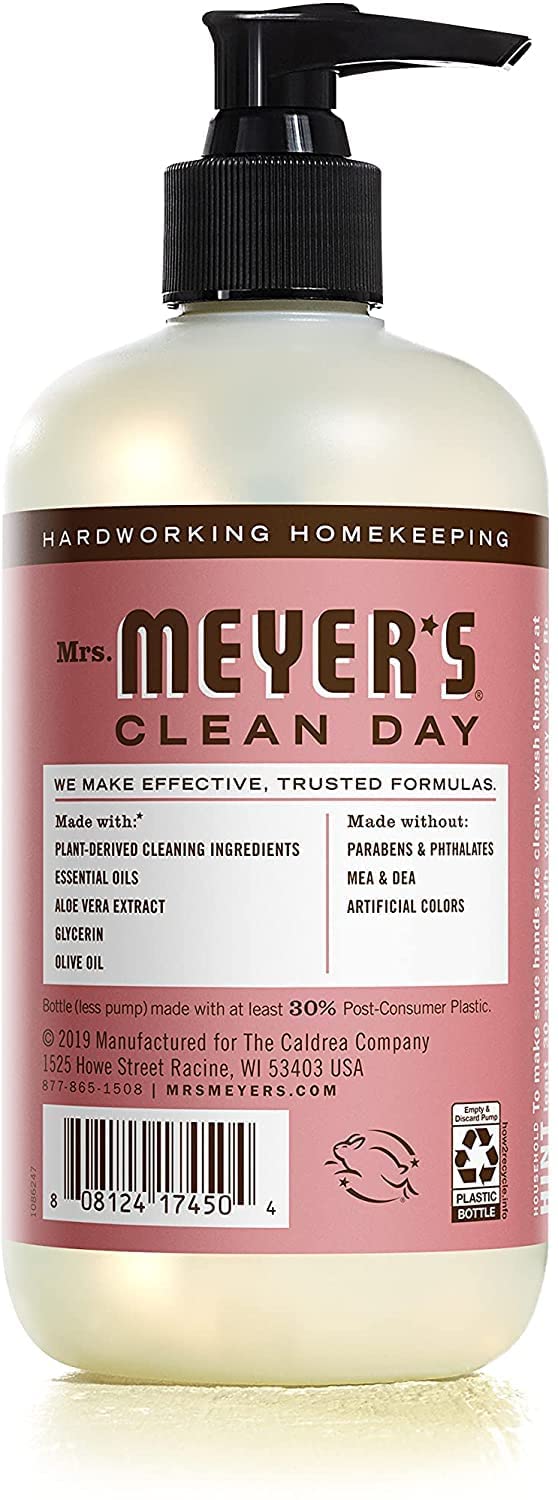 Mrs. MEYER'S CLEAN DAY Holiday Hand Soap Bundle (Mint + Lilac + Daisy + Rose)