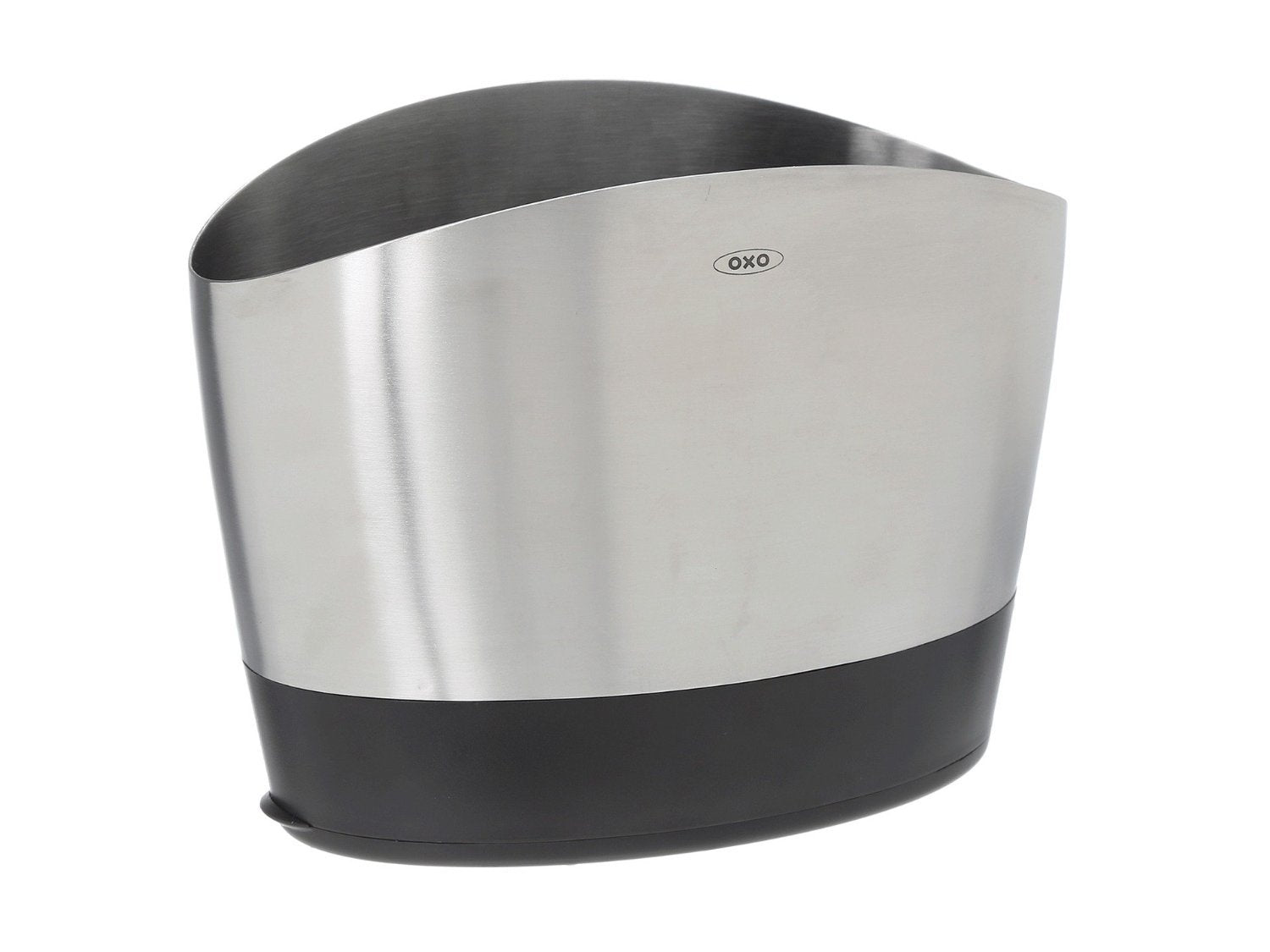 OXO Good Grips Stainless Steel Utensil Holder 8.4" x 4.75" x 6.25",Silver