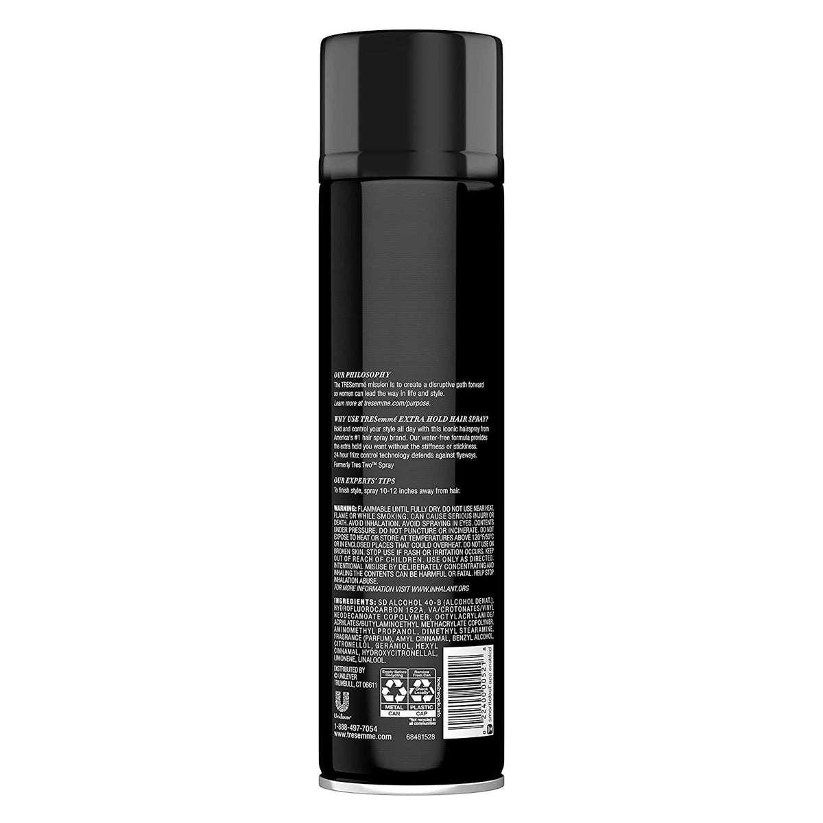 Tresemme Two Hairspray Extra Hold 11 Ounce Aerosol (325ml) (6 Pack)