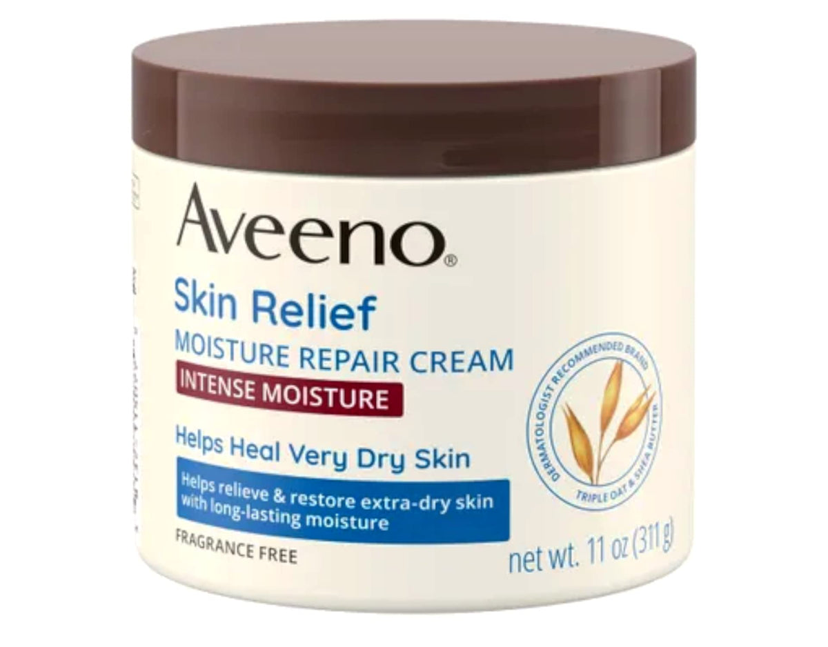 Aveeno Skin Relief Intense Moisture Repair Cream, 3 Pack (11 oz)