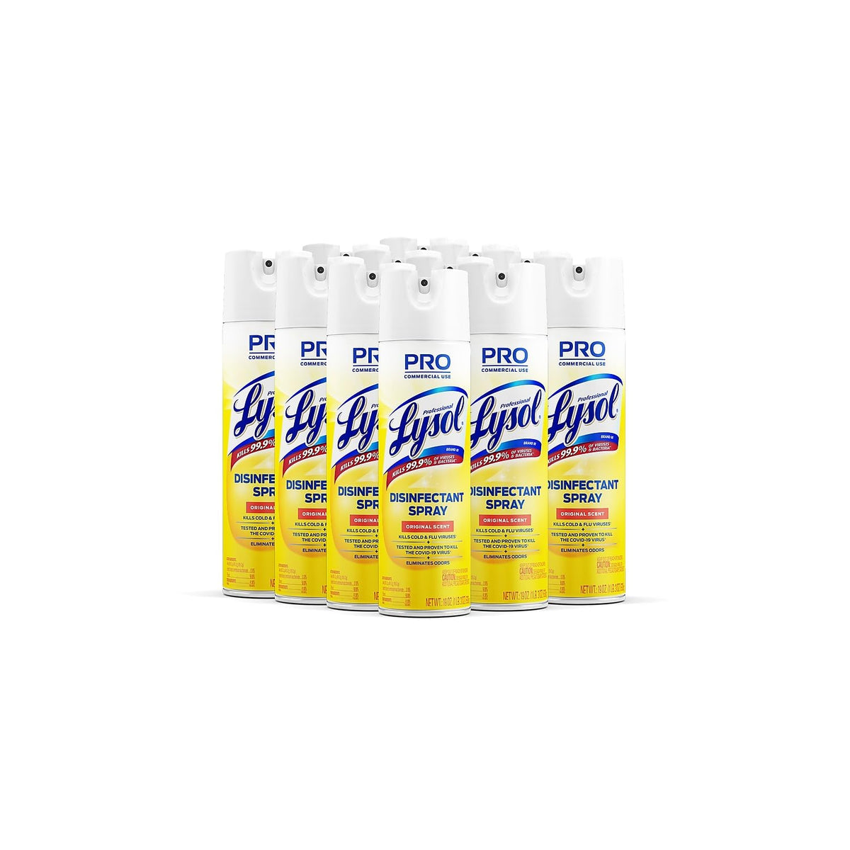 Professional Lysol Disinfectant Spray, Original Scent, 19oz