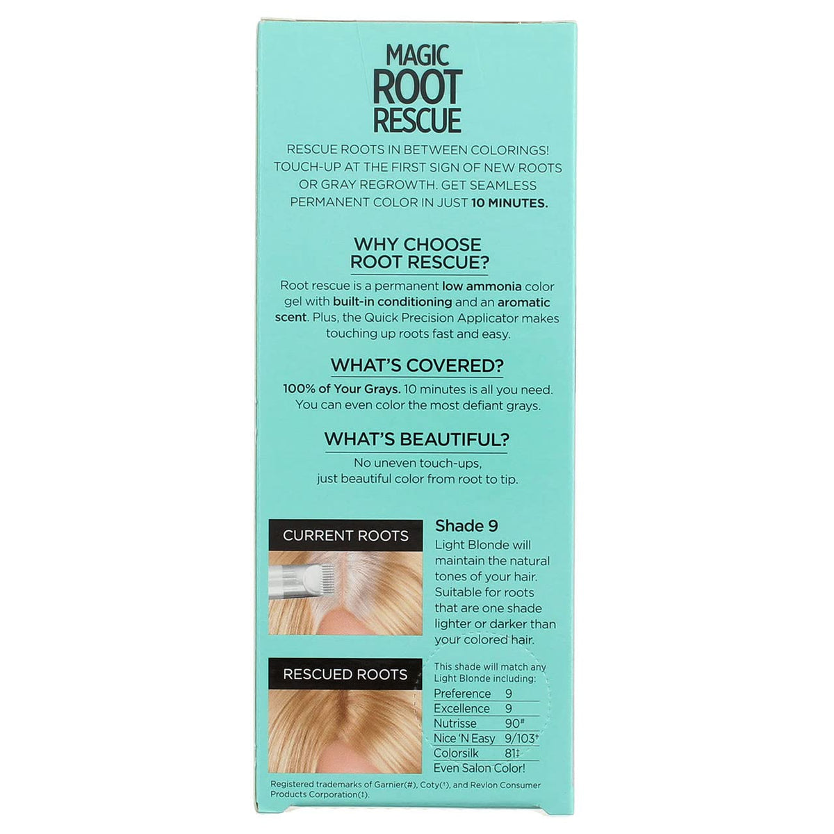 L’Oreal Paris Root Rescue #9 Lgt Size 1ct Root Rescue #9 Lgt Blnd