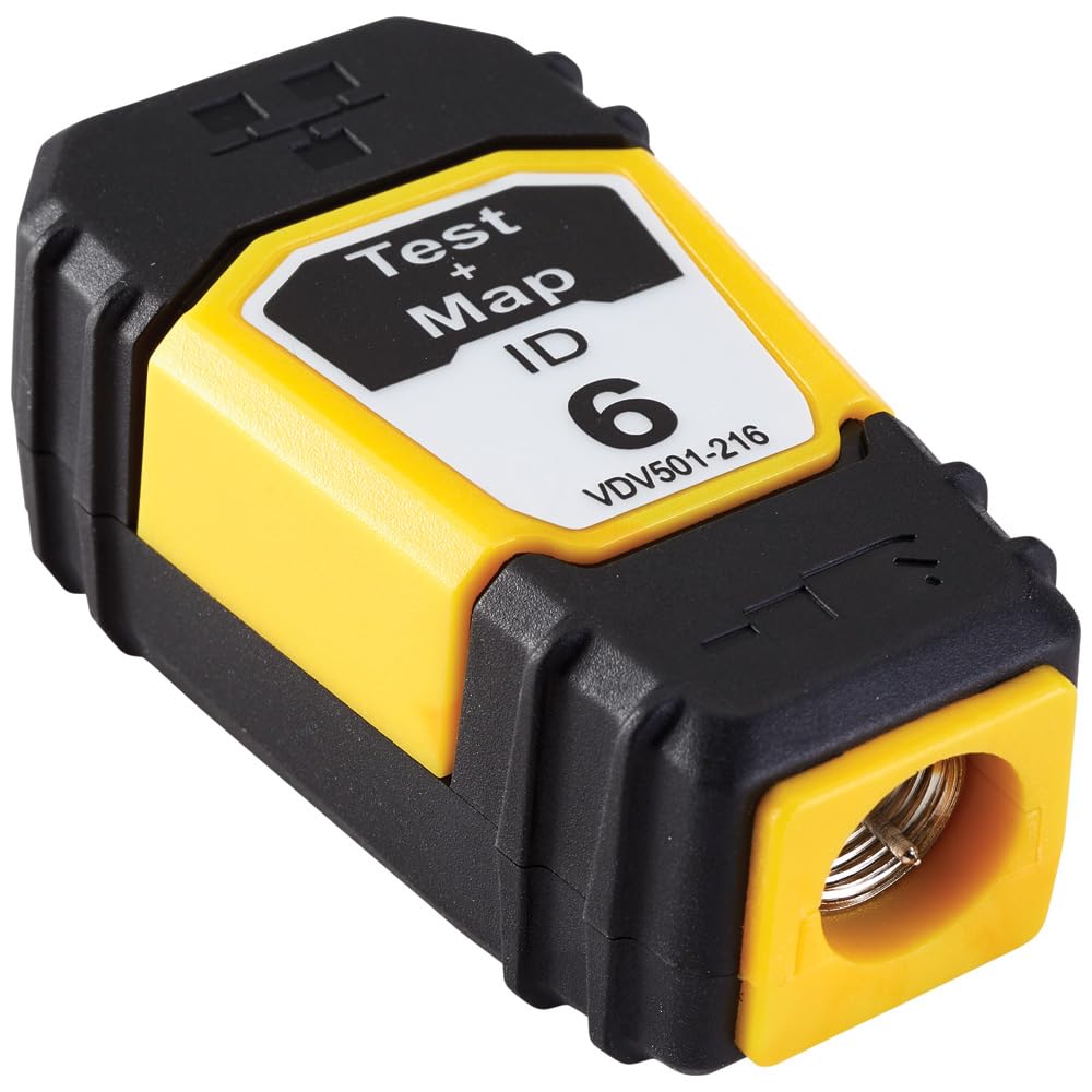 Klein Tools VDV501-216 Cable Tester Remote, Test + Map Remote #6 for Klein Tools Scout Pro 3 Cable Tester