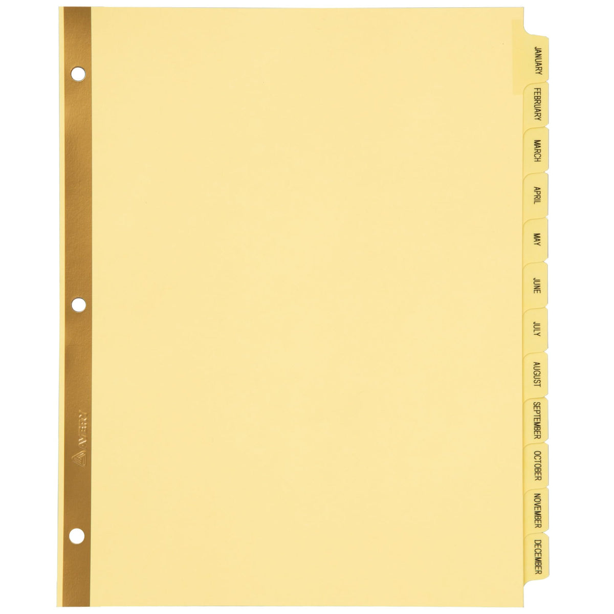 Avery Preprinted Dividers with JAN-DEC Tabs, 1 Set (11307)