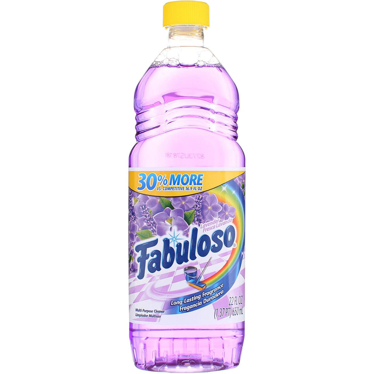Fabuloso All-Purpose Cleaner Liquid Solution, Purple, Lavender Scent, 22 Oz (1)