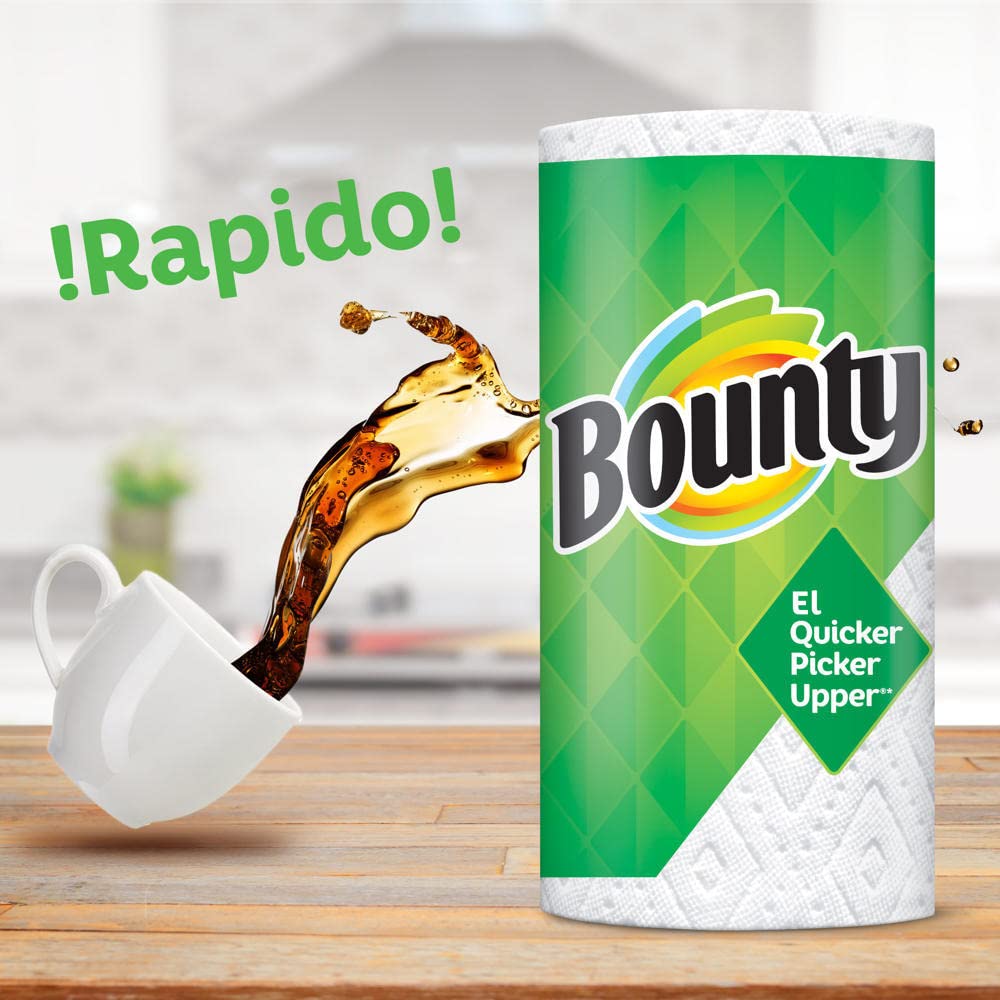 Bounty White Full Sheet Paper Towels, 12 Double Rolls