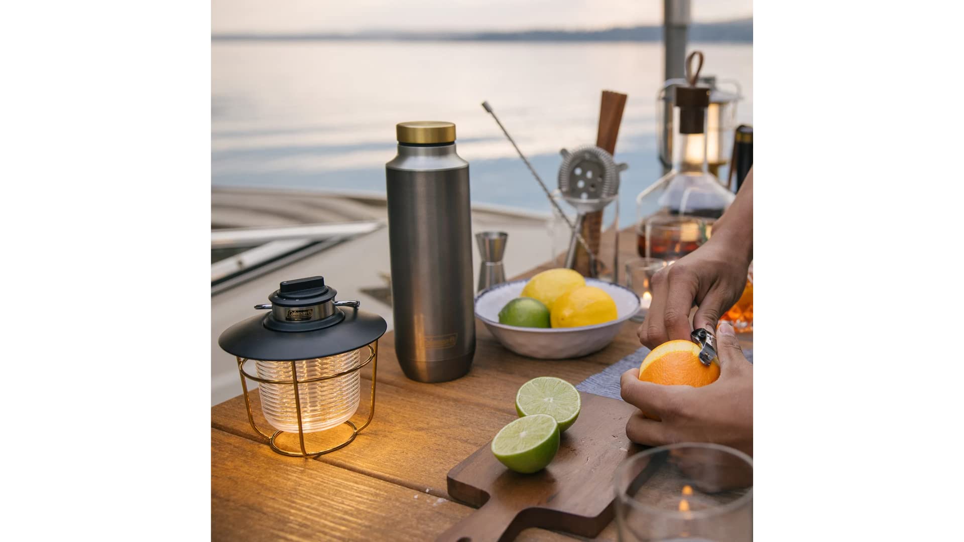 Coleman 1900 Collection 200 Lumens Premium LED Lantern, Durable Impact & Water-Resistant Lantern with Adjustable Brightness Settings & Carry Handle