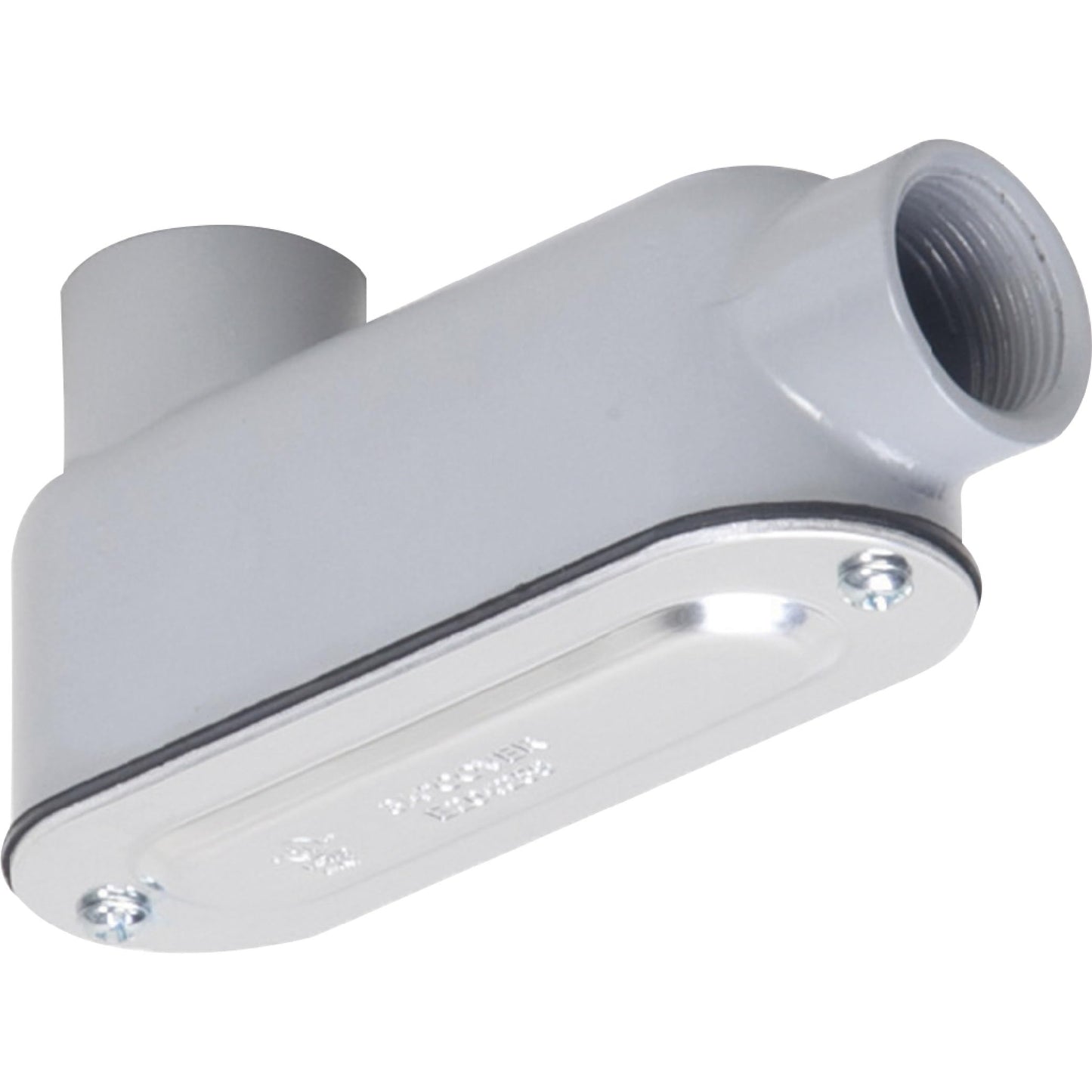 TayMac RLB400 Threaded LB Conduit Body, Die Cast Aluminum, Stamped Steel Cover, 4-Inch
