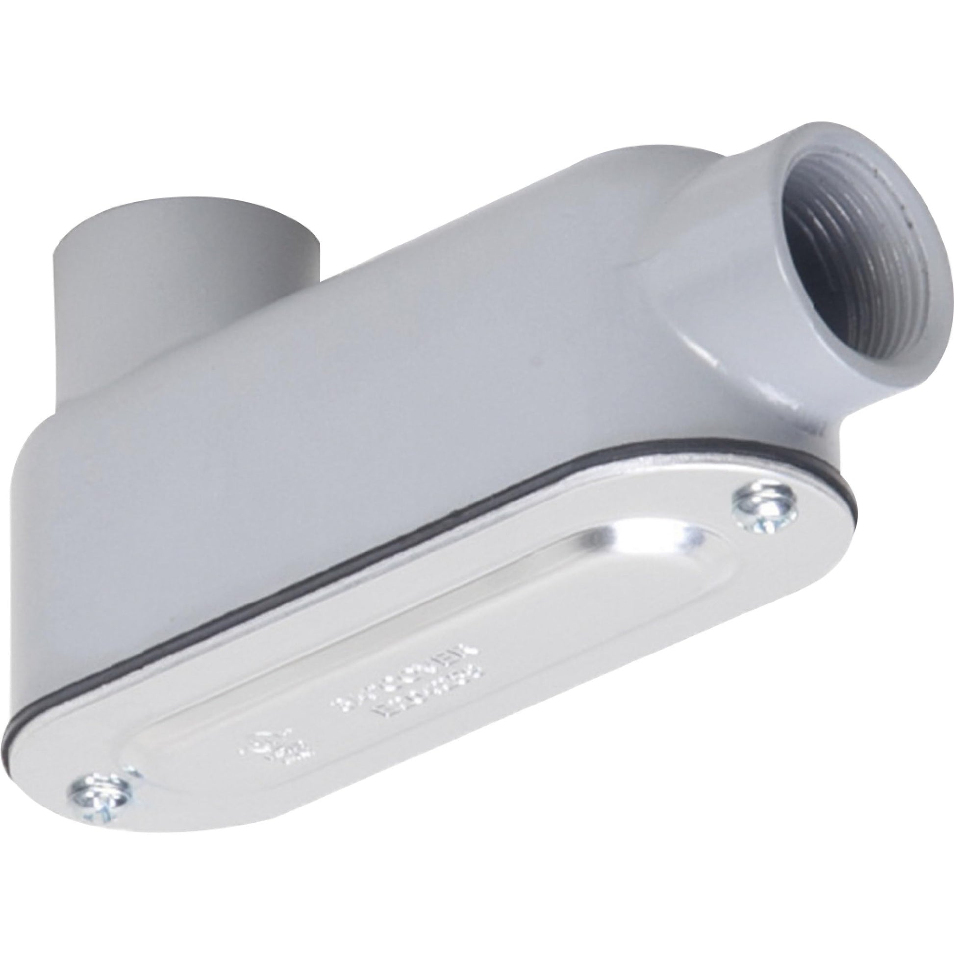TayMac RLB400 Threaded LB Conduit Body, Die Cast Aluminum, Stamped Steel Cover, 4-Inch