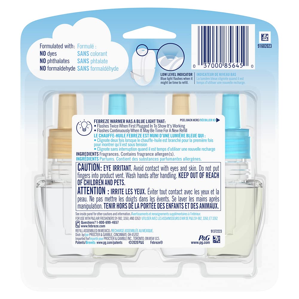 Febreze Plug 2-Pack Fresh-Baked Vanilla Scented Oil Refill