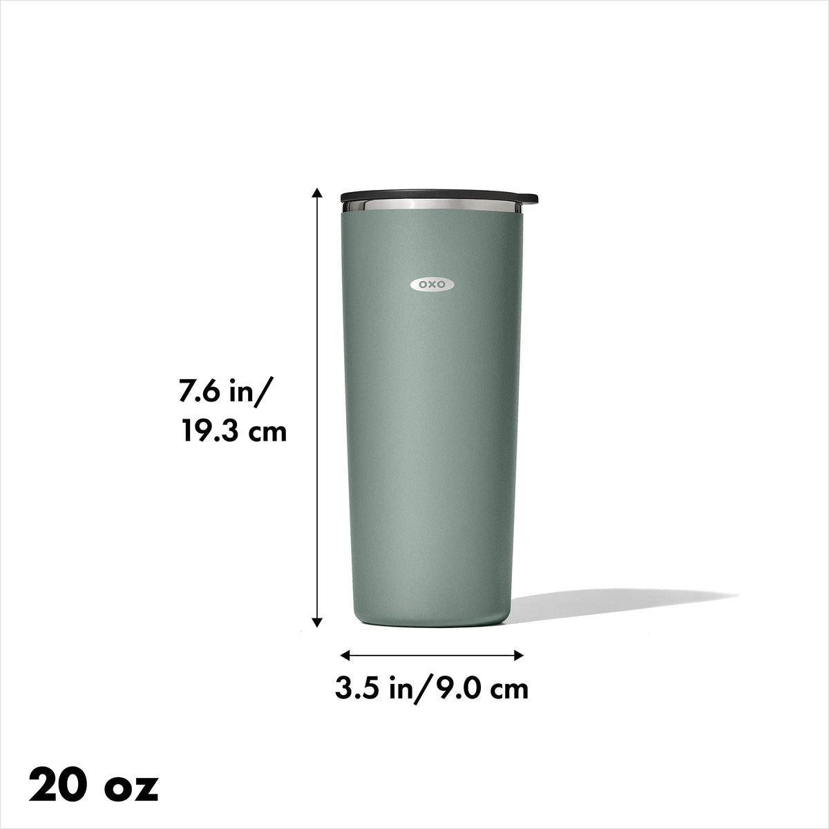 OXO Strive 20oz Insulated Tumbler with Sliding Lid - Jade