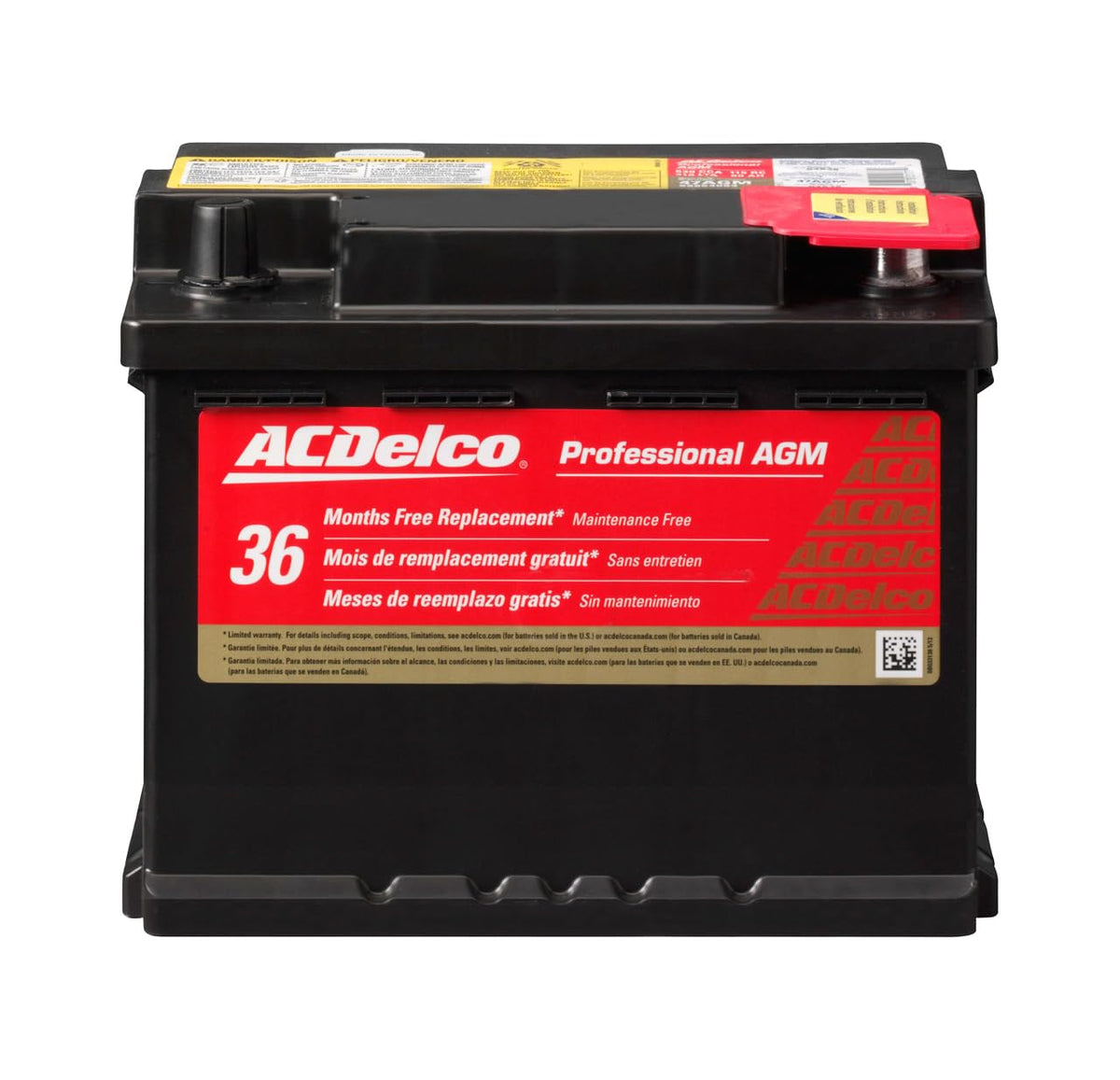 ACDelco 47AGM Professional AGM Automotive BCI Group 47 Battery