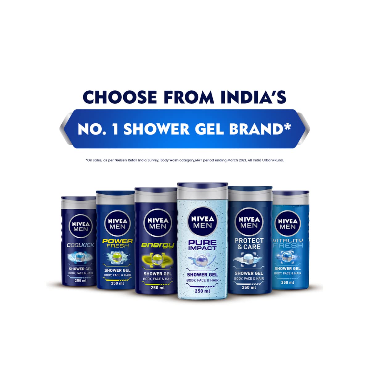 Nivea Active Clean Shower Gel, 500 g