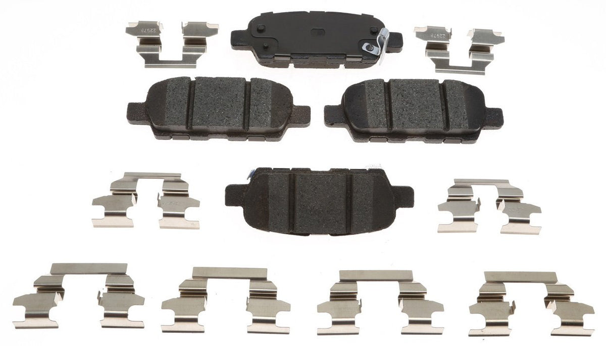 ACDelco Gold 17D905CH Ceramic Rear Disc Brake Pad Set