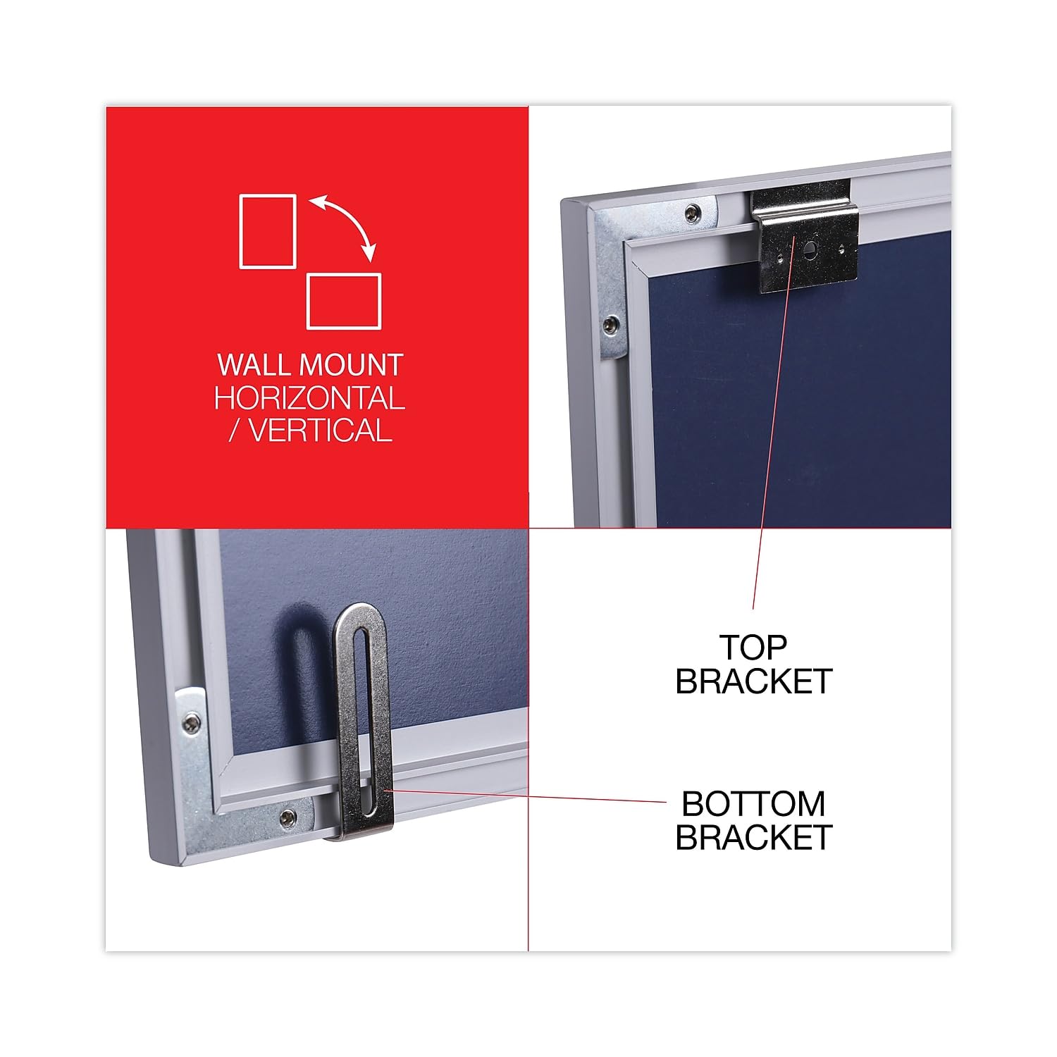 Universal 43627 Dry Erase Board, Melamine, 96 x 48, Satin-Finished Aluminum Frame