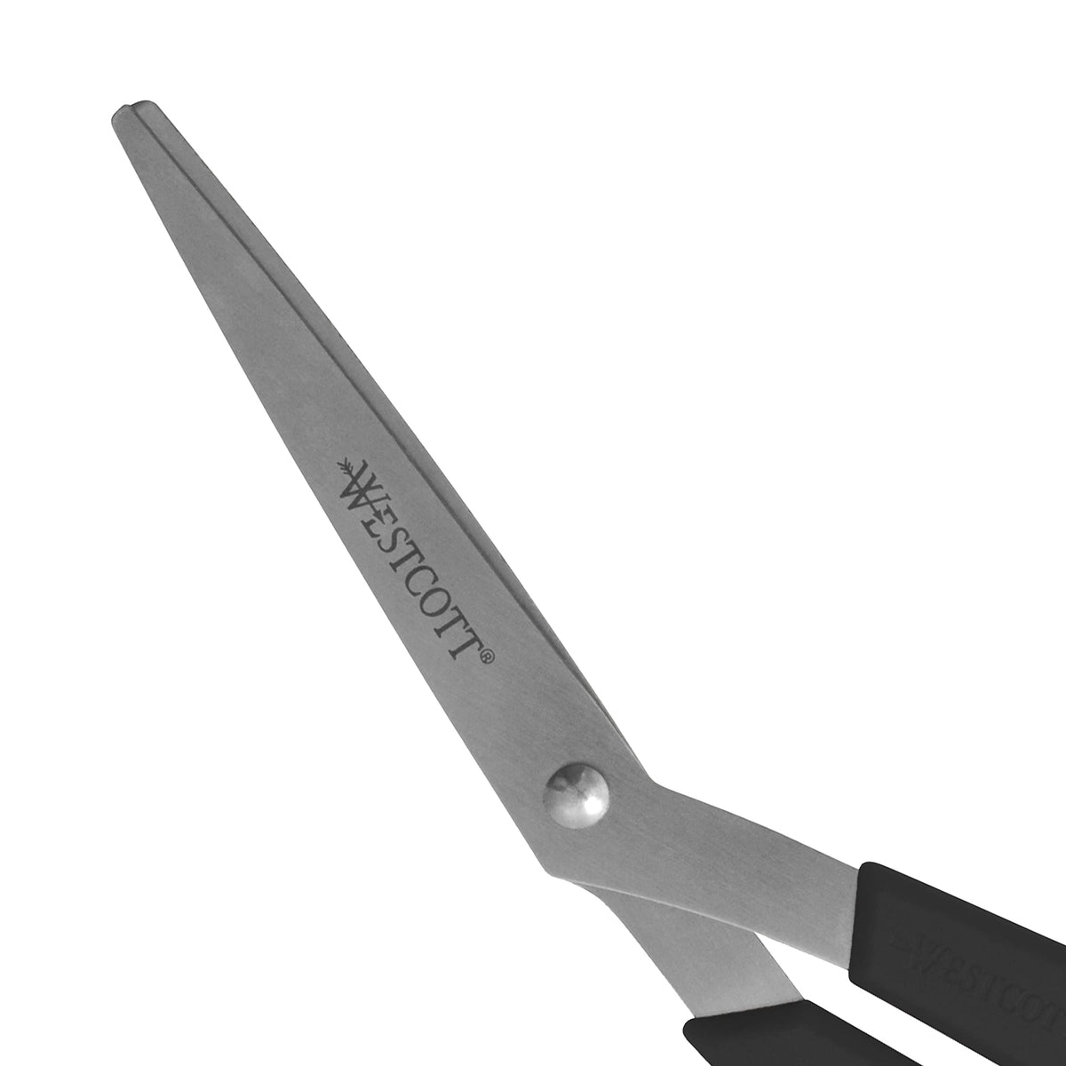 Westcott All Purpose Value Scissors, 8" Bent, Pack of 3, Black (13402)