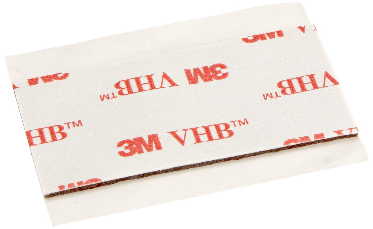 3M VHB Tape 4941, 0.75 in width x 3 in length (5 per pack) (1 Pack)