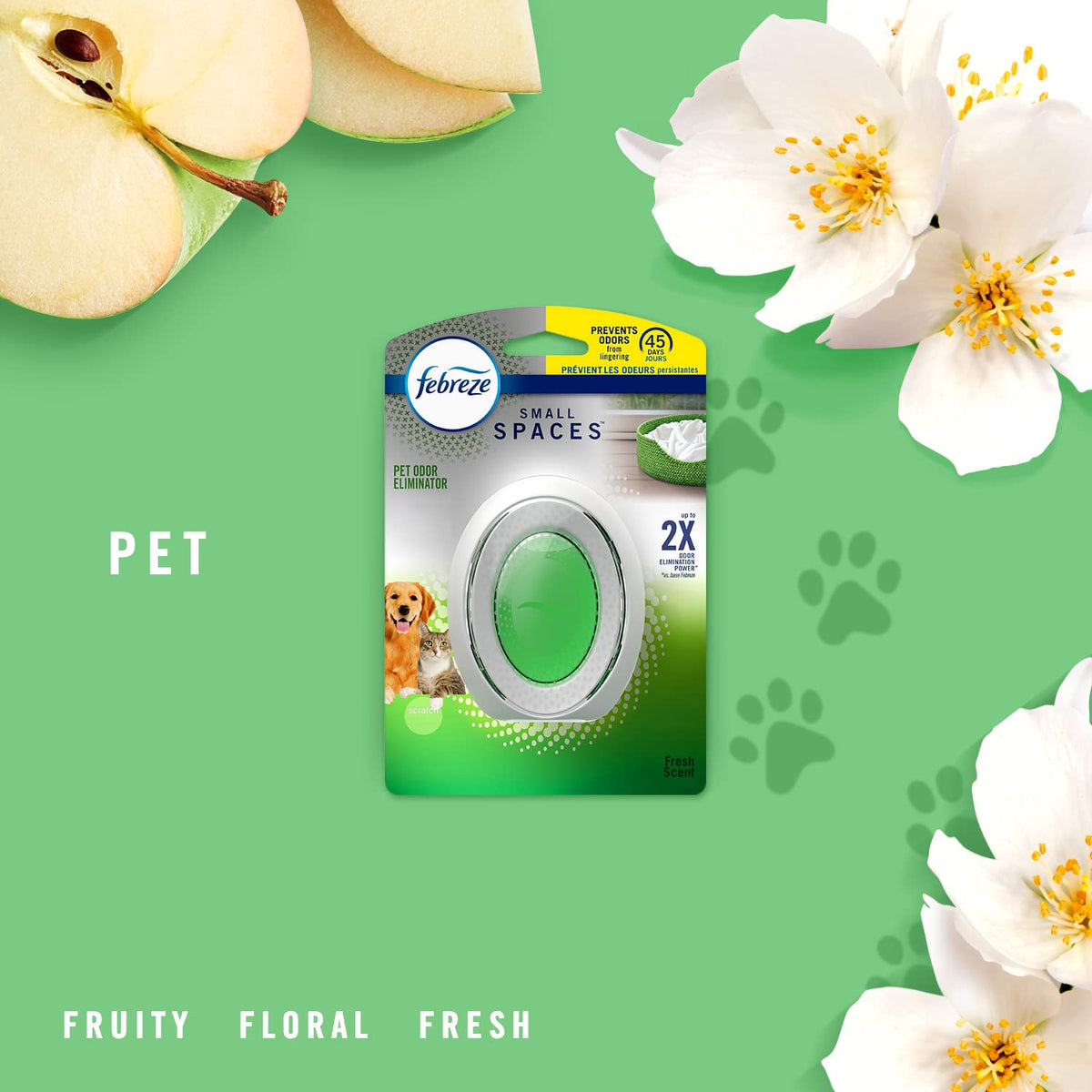 Febreze SMALL SPACES, Fresh, 3 count