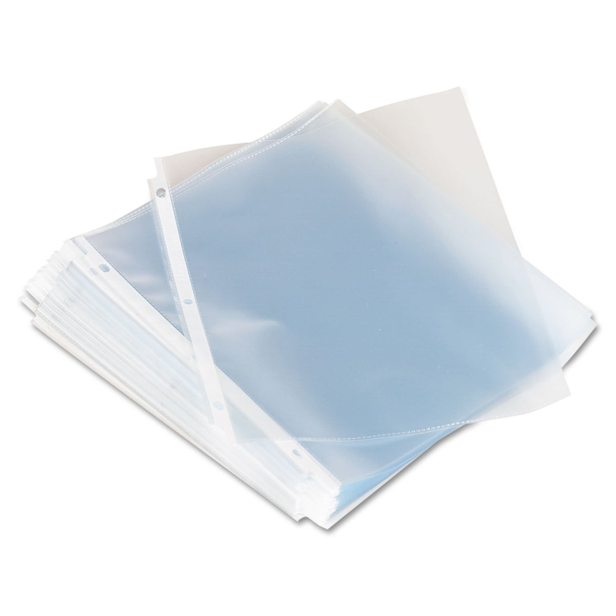 Universal UNV21125 Standard Top-Load Poly Sheet Protectors - Letter, Clear (100/Box)