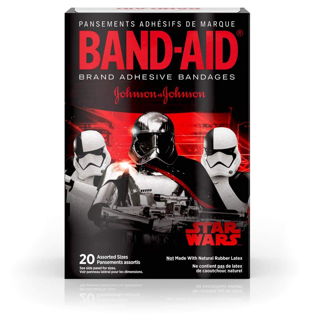 BAND-AID® Brand Adhesive Bandages featuring Star Wars, 20 Count