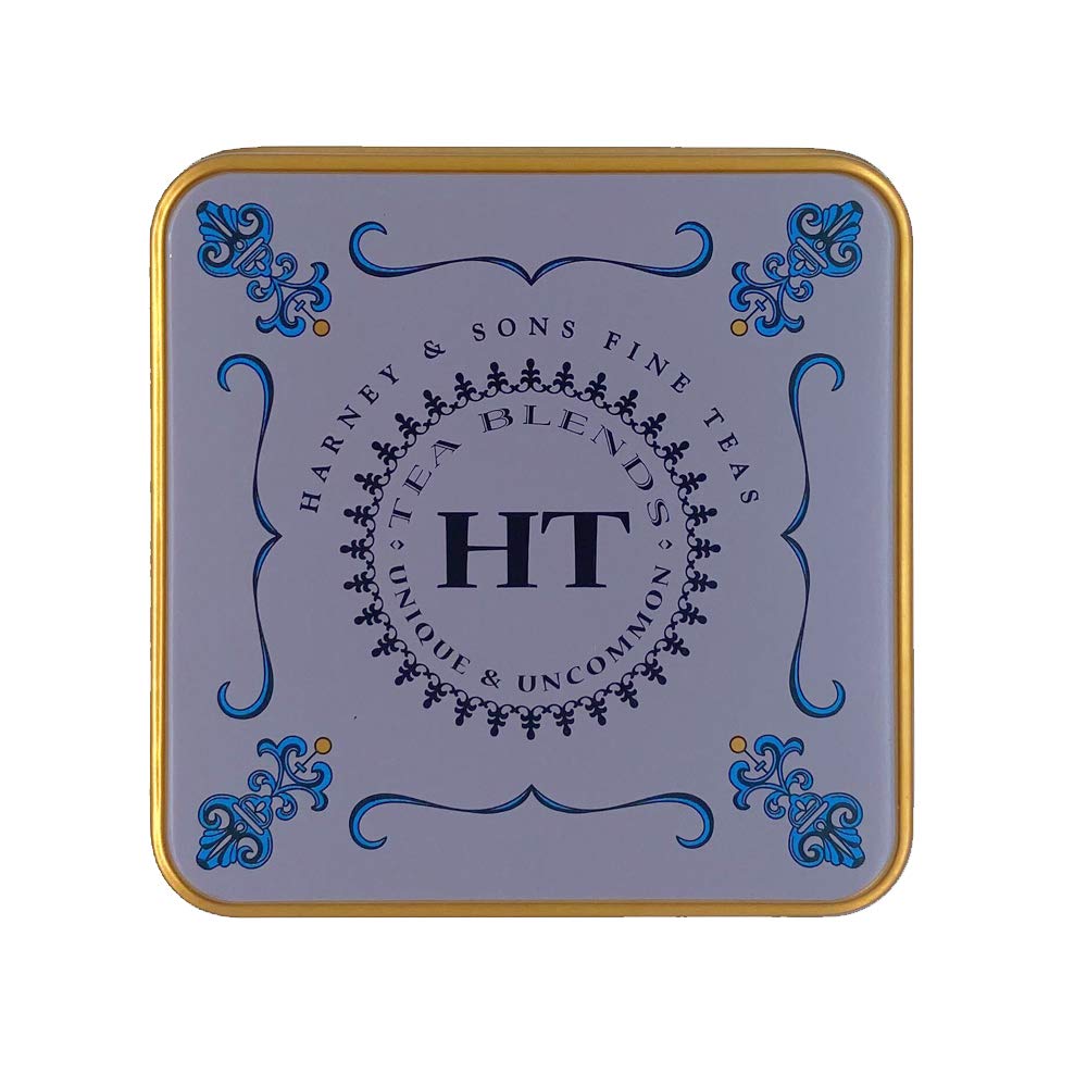 Harney & Sons Caffeinated Tea Tin Sachets, Black Currant, 20 Count