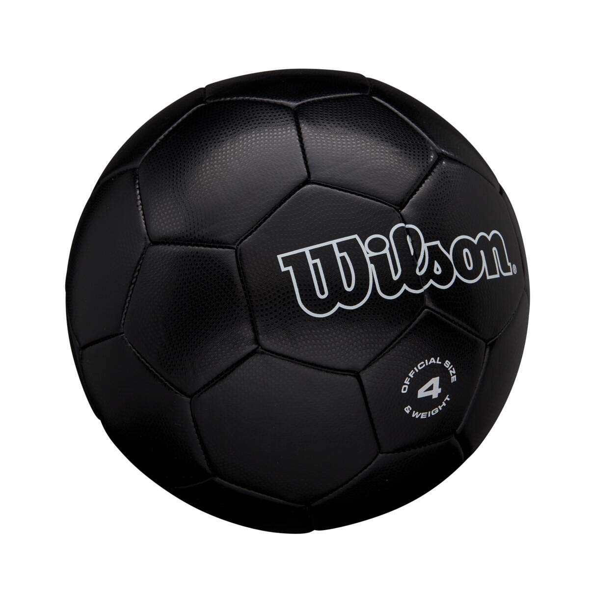 WILSON Traditional Soccer Ball - Size 4, Black