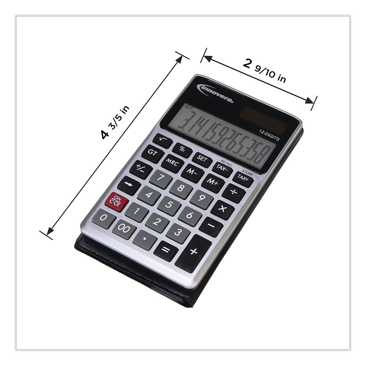 INNOVERA 15922 Handheld Calculator, 12-Digit LCD